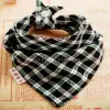 New checkered triangular baby wipes, double-layer snap bibs available in multiple colors Application Scenario